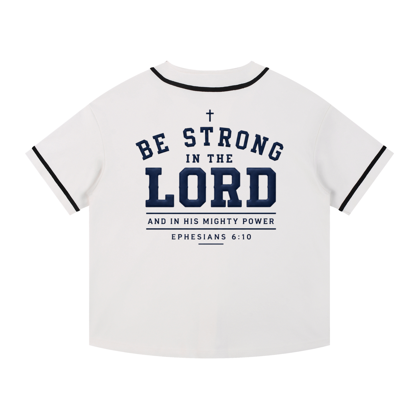 Baseball Style Button-Up Jersey - God is Good