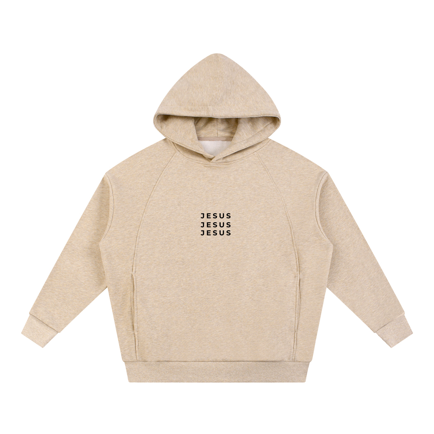 Jesus Oversized Fleece Hoodie