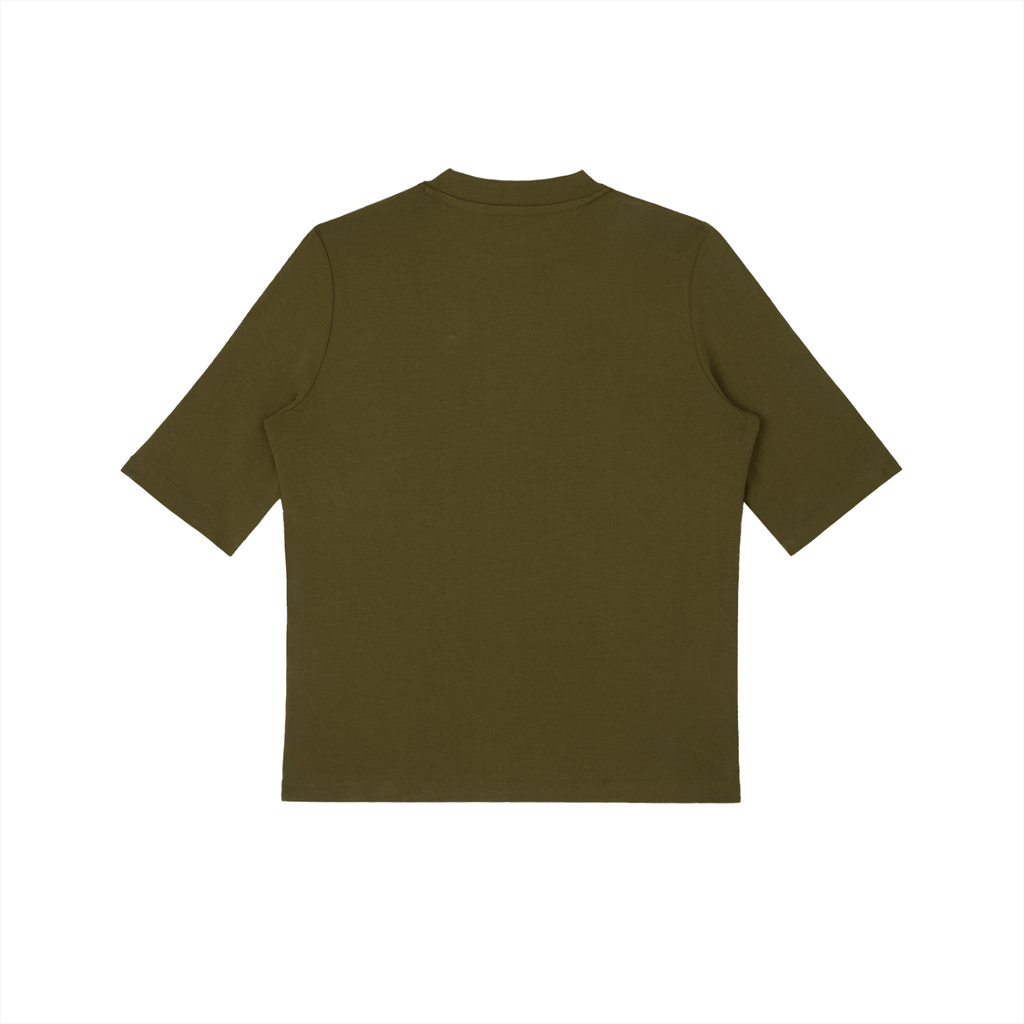 Women's Essential Mock Neck Short Sleeve T-Shirt