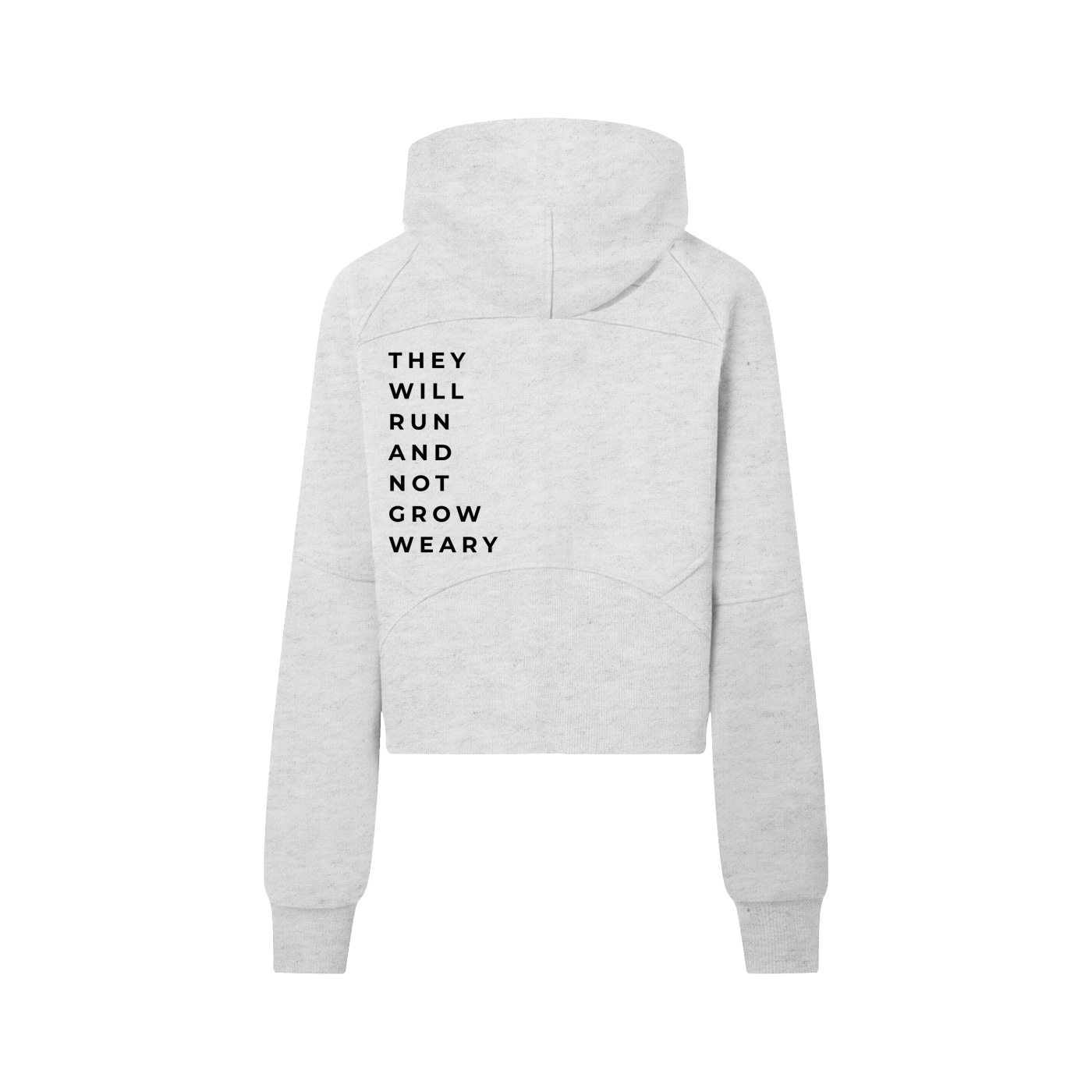 Isaiah 40:31 Cropped Hoodie