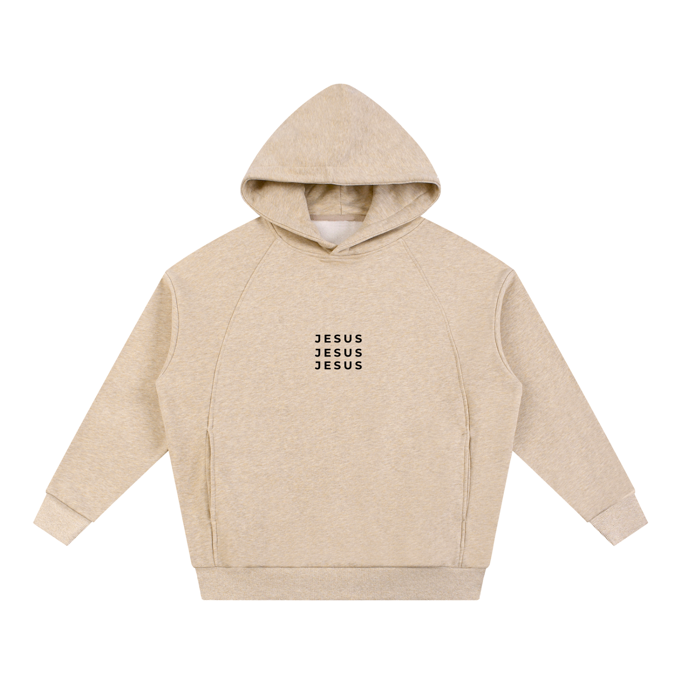 Jesus Oversized Fleece Hoodie