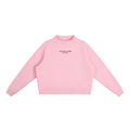 Womens Essential Fleece Mock-Neck Crew Sweatshirt
