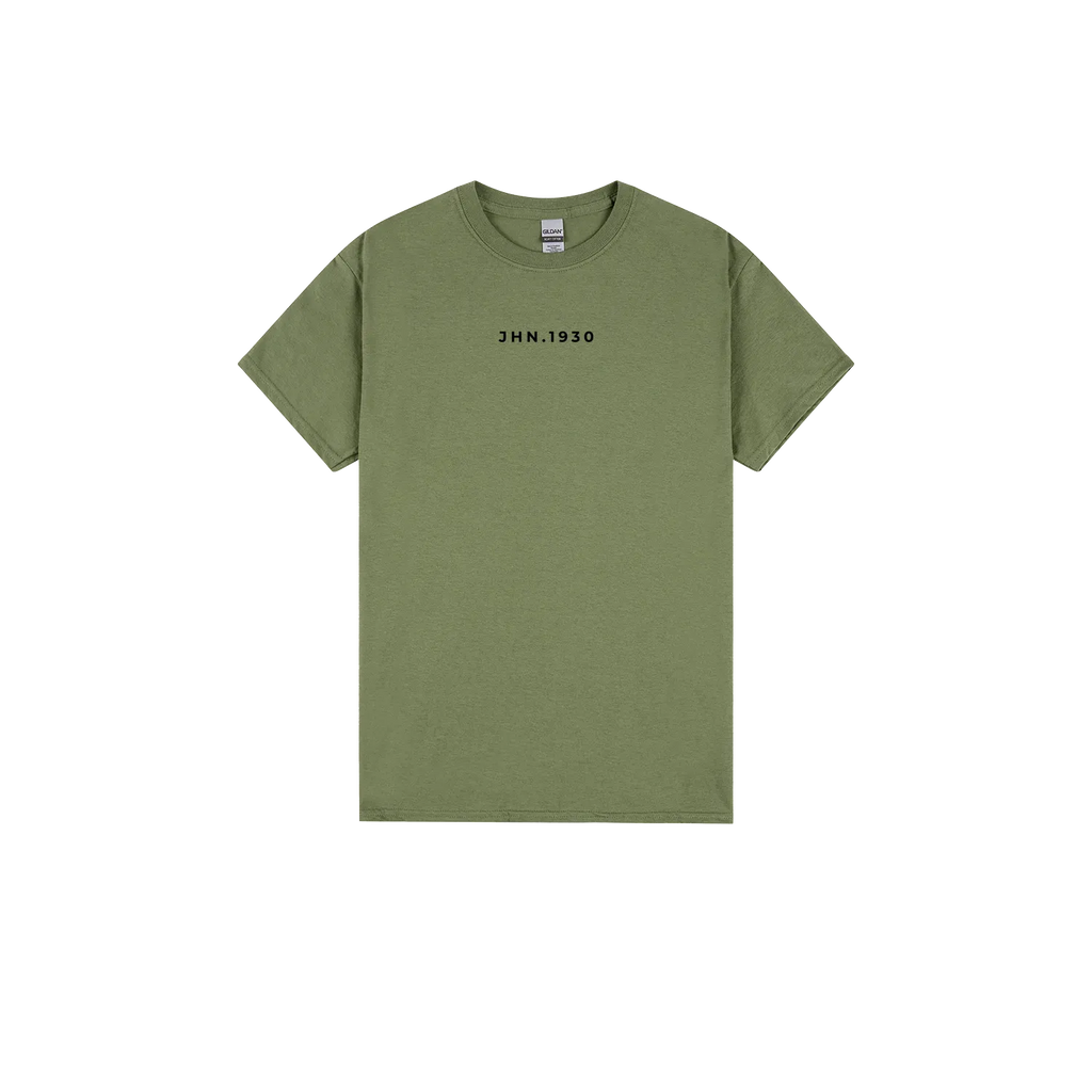 Military Green front flat lay
