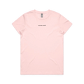 Pink front flat lay