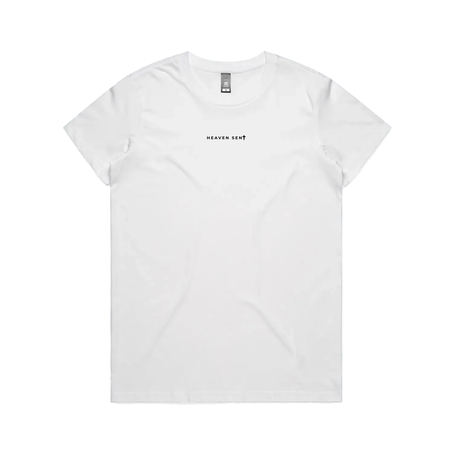 White front flat lay