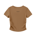 Ruched Bodycon Crop Top