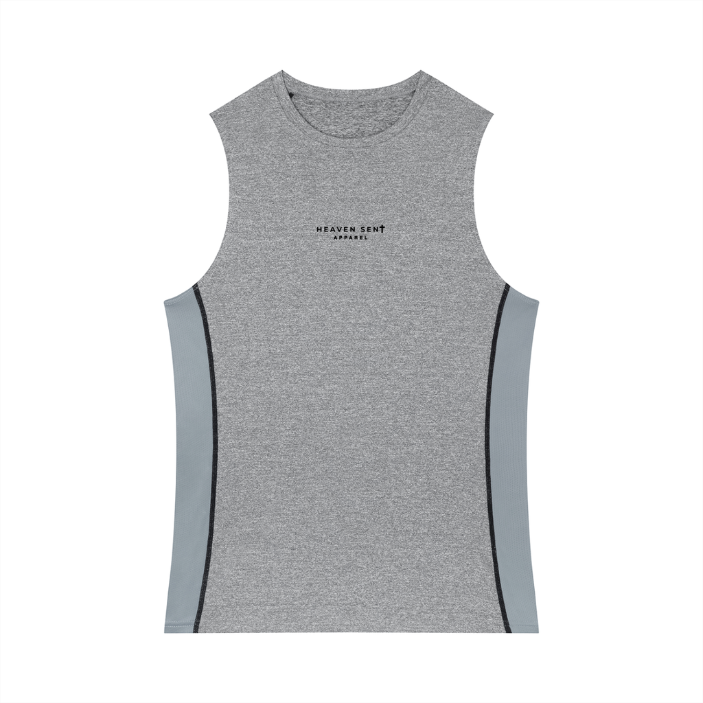Men's Slim-Fit Topstitch Tank Top