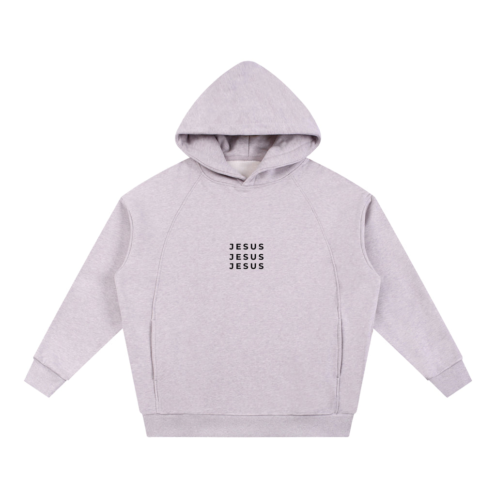 Jesus Oversized Fleece Hoodie