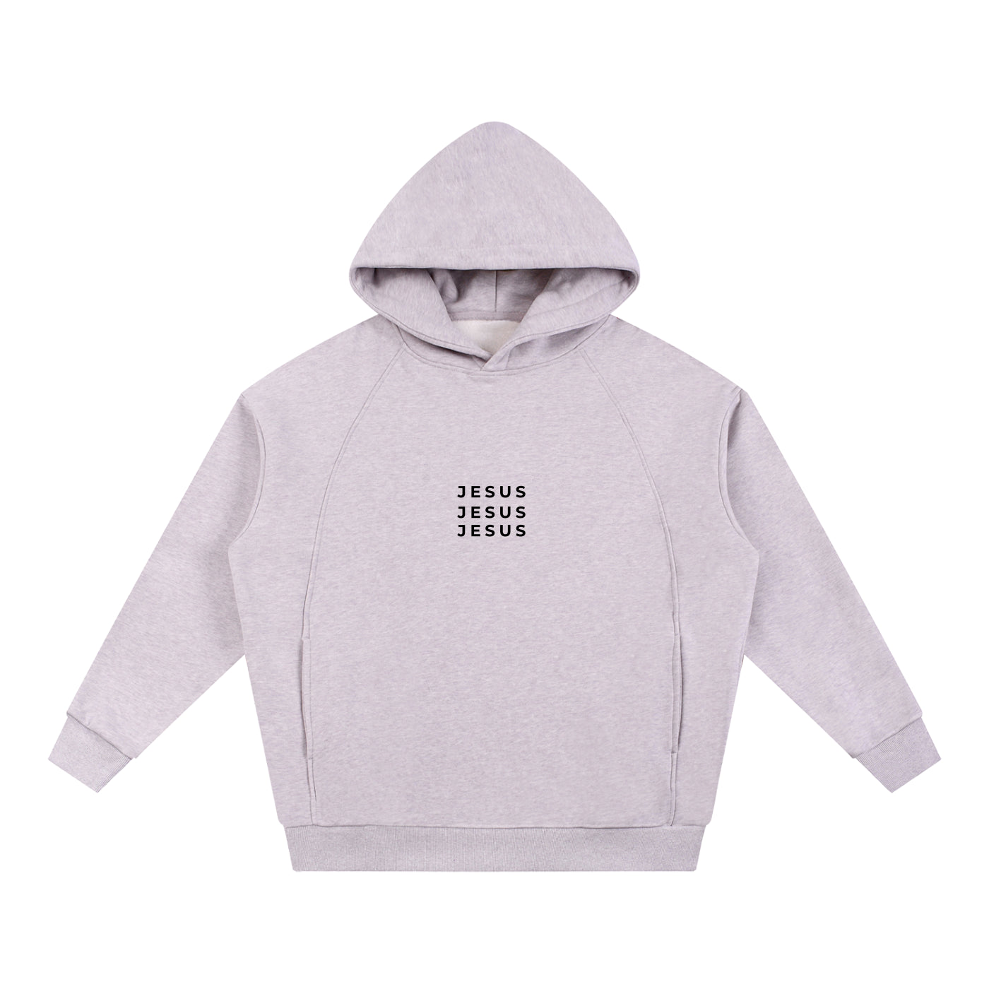 Jesus Oversized Fleece Hoodie