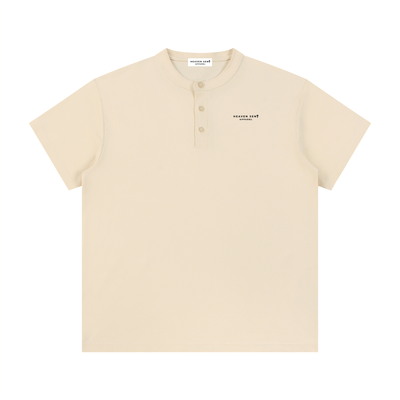 Men's Short Sleeve Henley Shirt - Heaven Sent