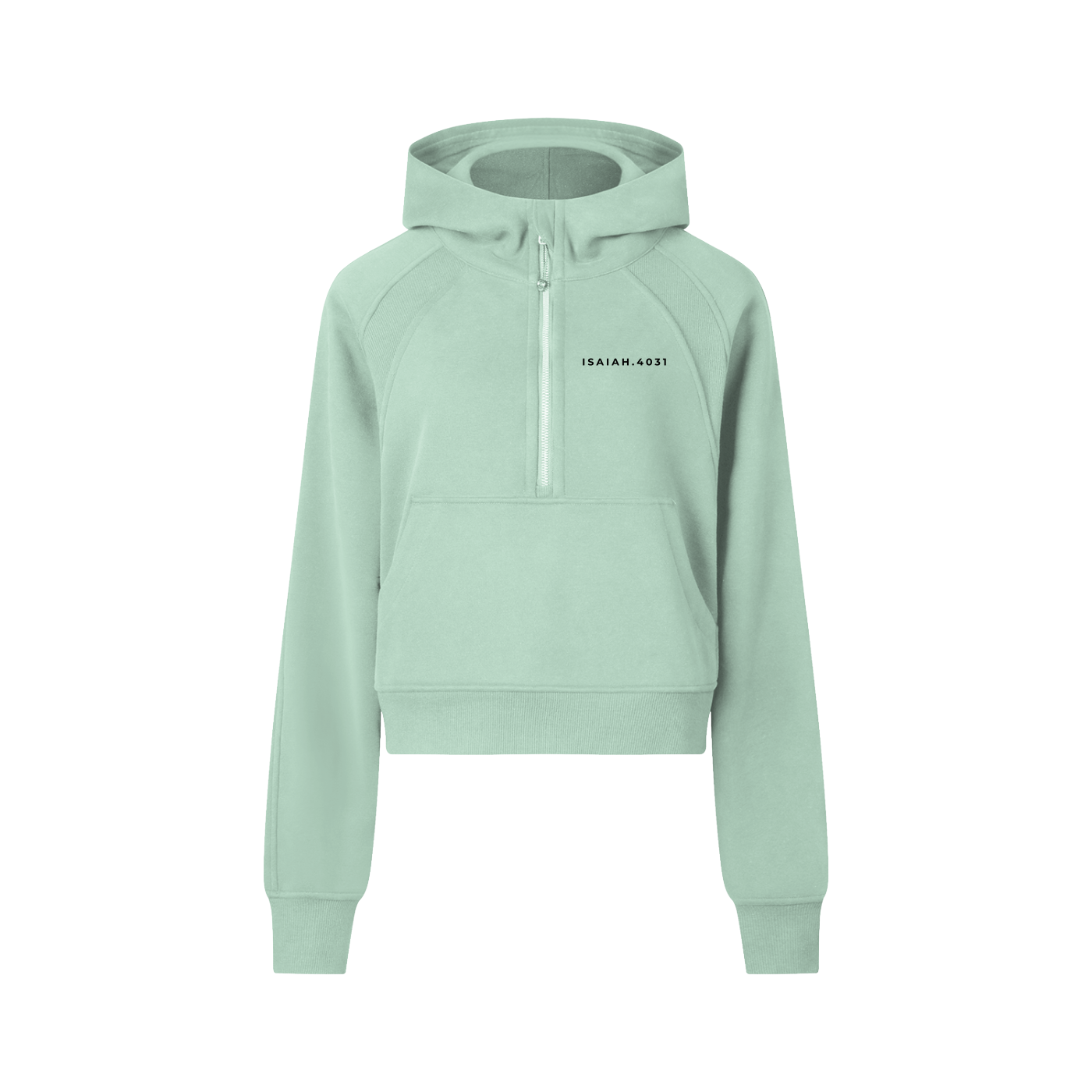 Isaiah 40:31 Cropped Hoodie