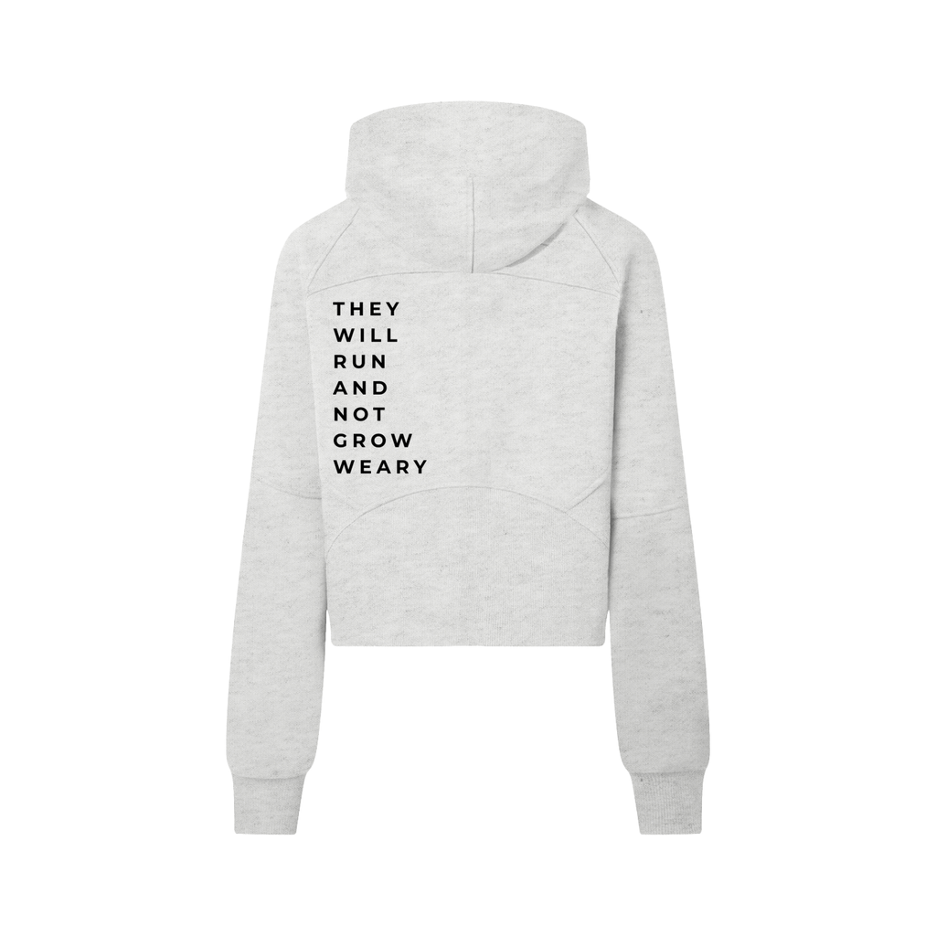 Cropped Half-Zip Hoodie