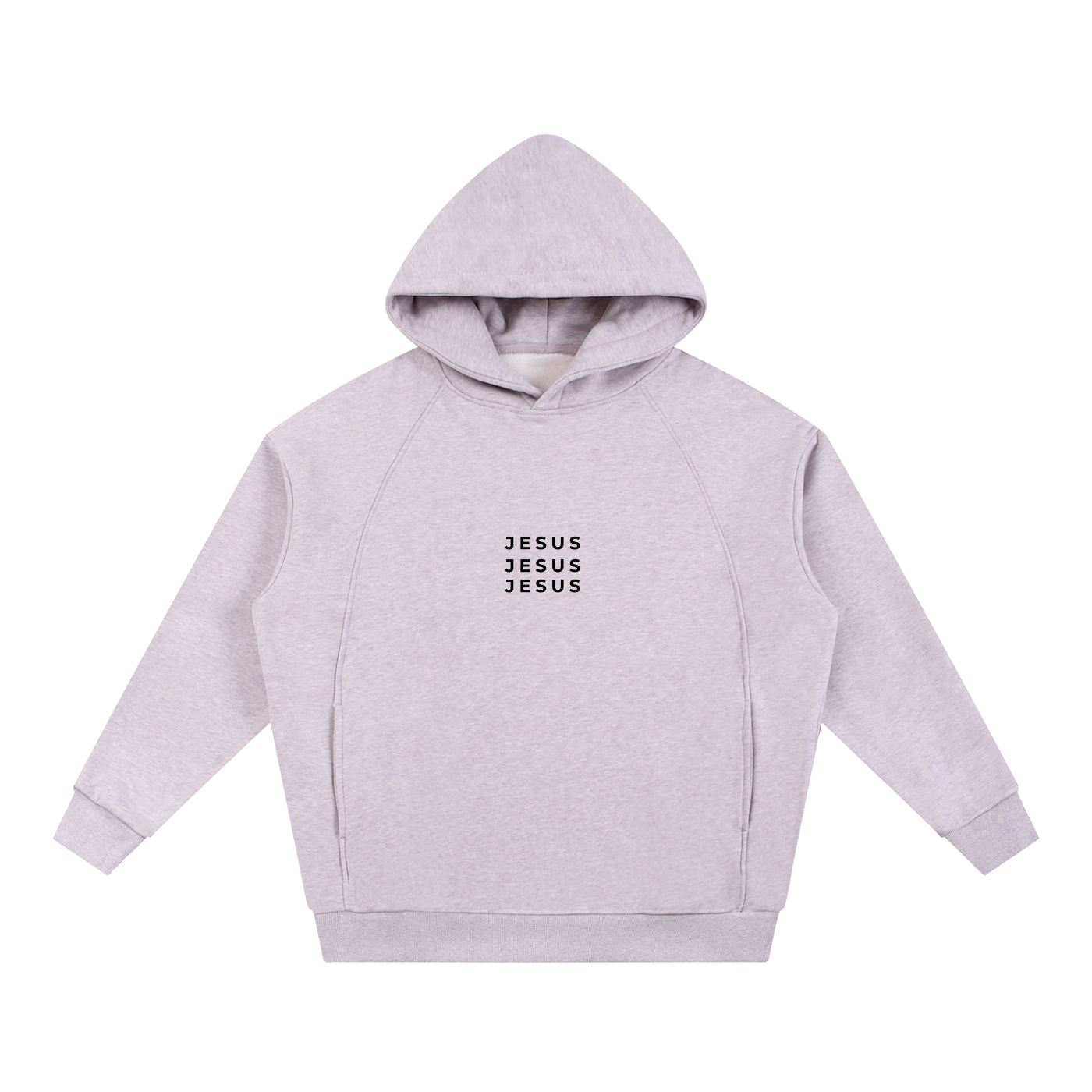 Jesus Oversized Fleece Hoodie