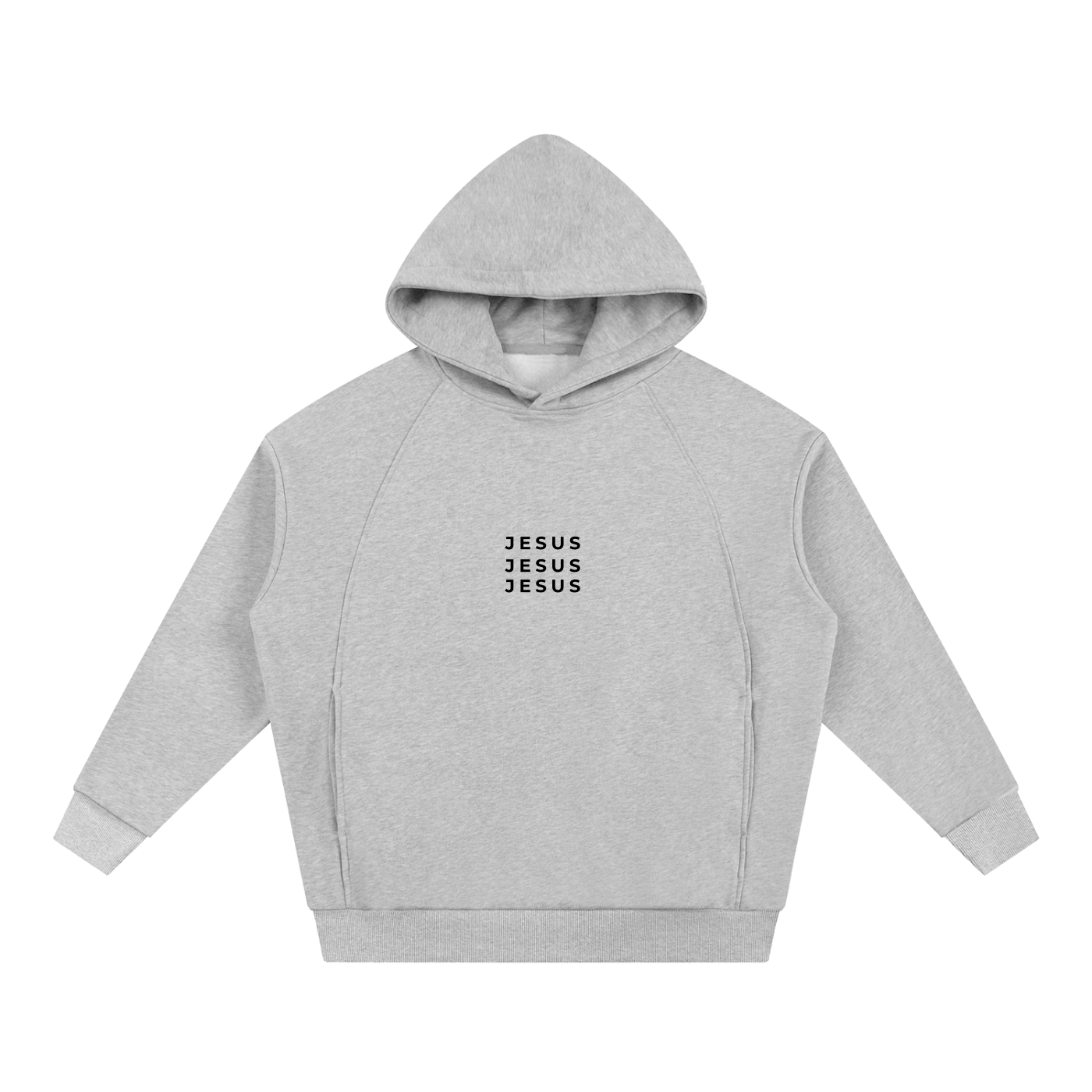 Jesus Oversized Fleece Hoodie